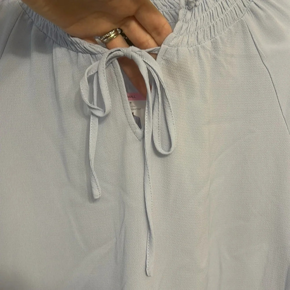 NWT Social standard by sanctuary light blue blouse - Picture 5 of 9